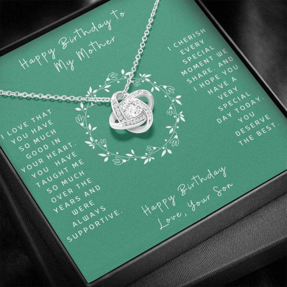 Mom Necklace, Birthday Necklace To Mom “ Necklace For Mom “ Gift Necklace With Message Card Gifts for Mother (Mom) Rakva