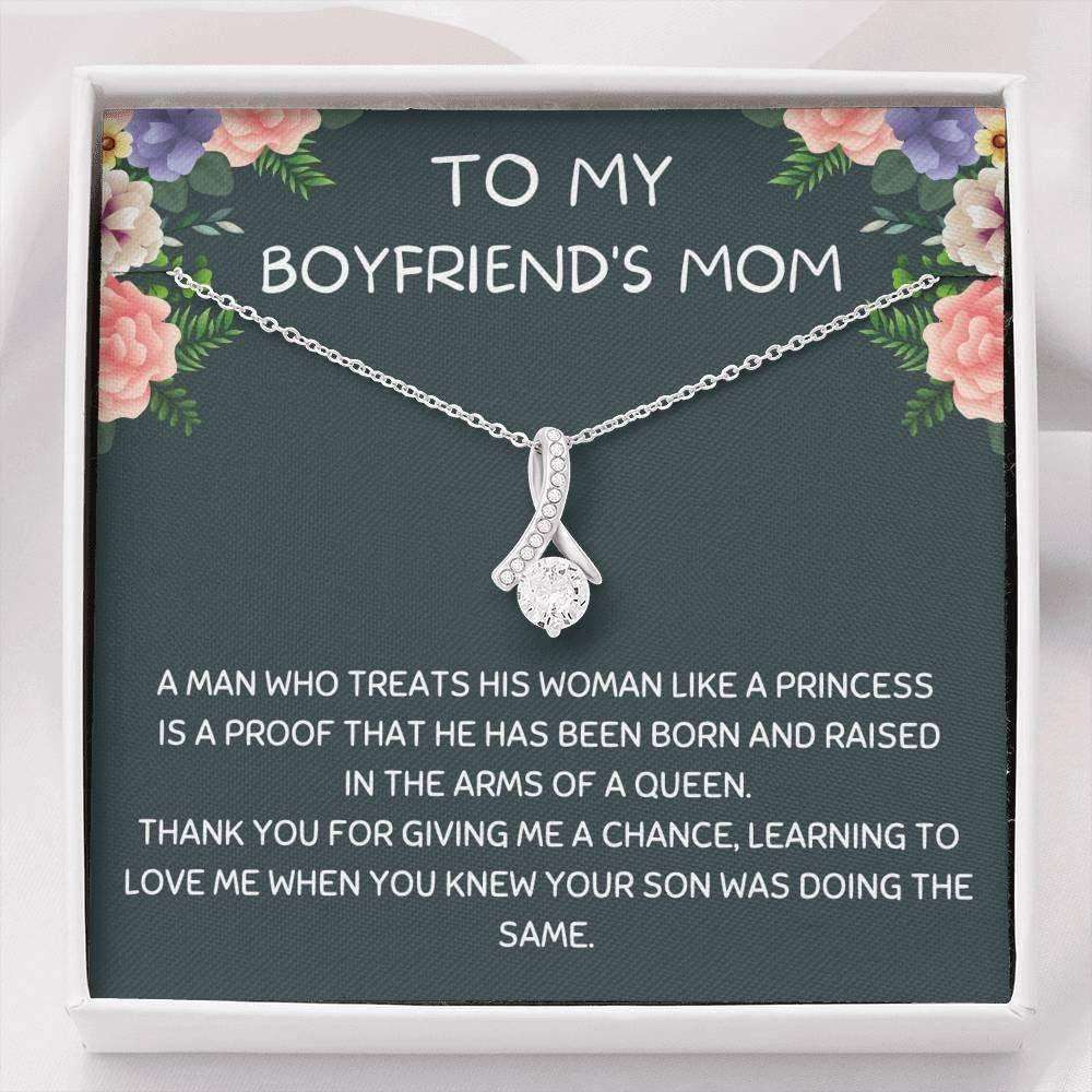 Mom Necklace, Boyfriend’S Mom Necklace, Gift For Future Mother-In-Law Necklace Gifts for Mother (Mom) Rakva