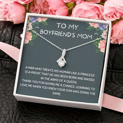 Mom Necklace, Boyfriend’S Mom Necklace, Gift For Future Mother-In-Law Necklace Gifts for Mother (Mom) Rakva