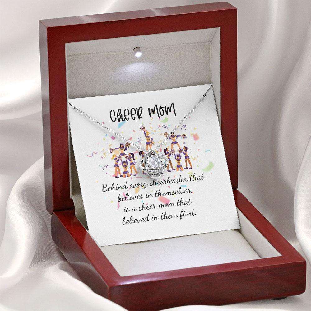 Mom Necklace, Cheer Mom Necklace Sweet Cheer Mom Gift Cheer Leader Necklace Sports Quote Gift Custom Necklace Gifts for Mother (Mom) Rakva