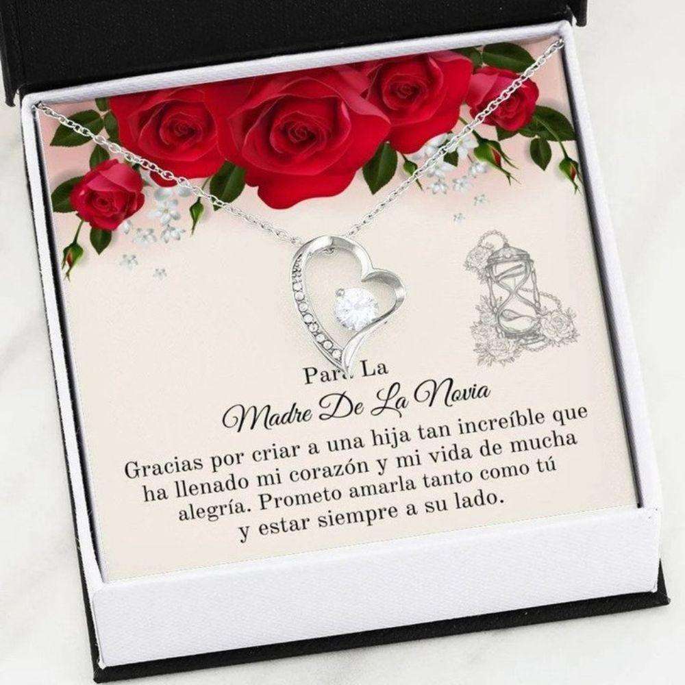 Mom Necklace, Custom Mom Of Bride Gift, Groom To Suegra, Necklace Mom Of Bride, Suegra Regalo Boda, Madre De La Novia Gift Gifts for Mother (Mom) Rakva