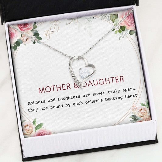 Mom Necklace, Daughter Necklace, Mother Daughter Gift With Box Message Card “ Gift For Daughter, Gift For Mom V3 Dughter's Day Rakva