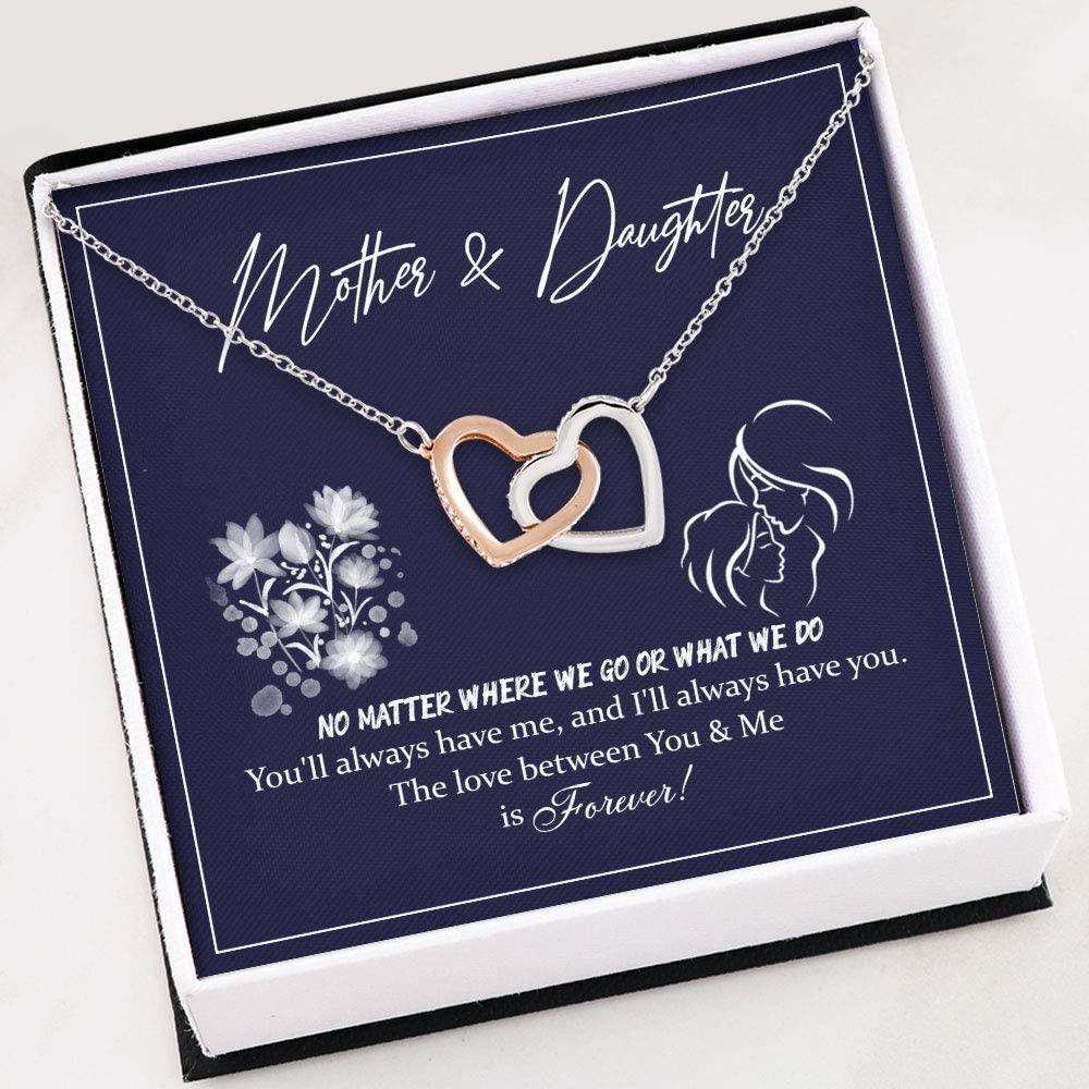 Mom Necklace, Daughter Necklace, Mother Daughter Necklace “ Gift For Daughter Mom Dughter's Day Rakva