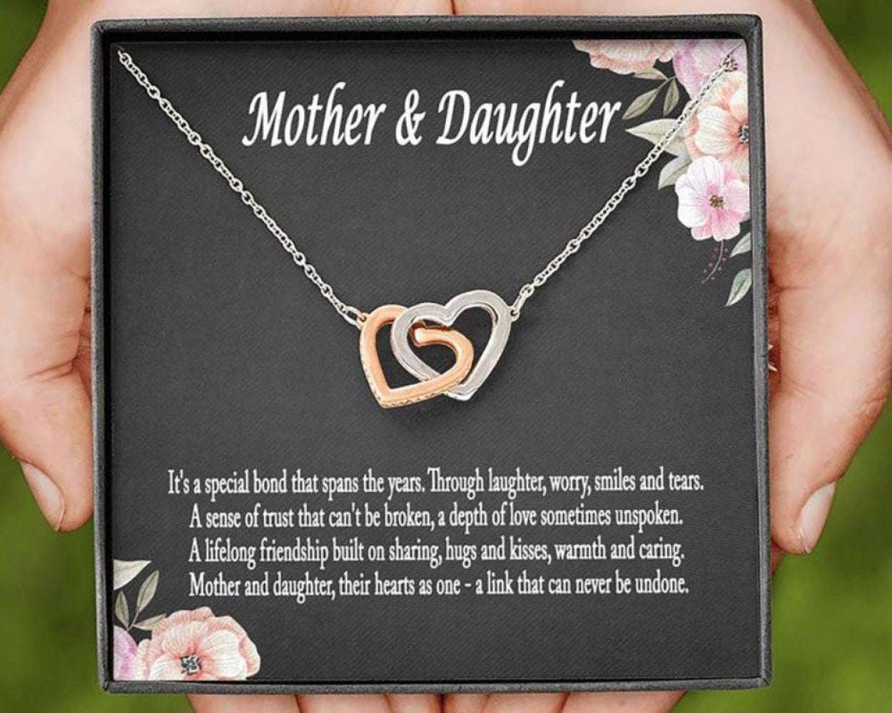 Mom Necklace, Daughter Necklace, Mother Daughter Necklace, Mother Daughter Gift Dughter's Day Rakva