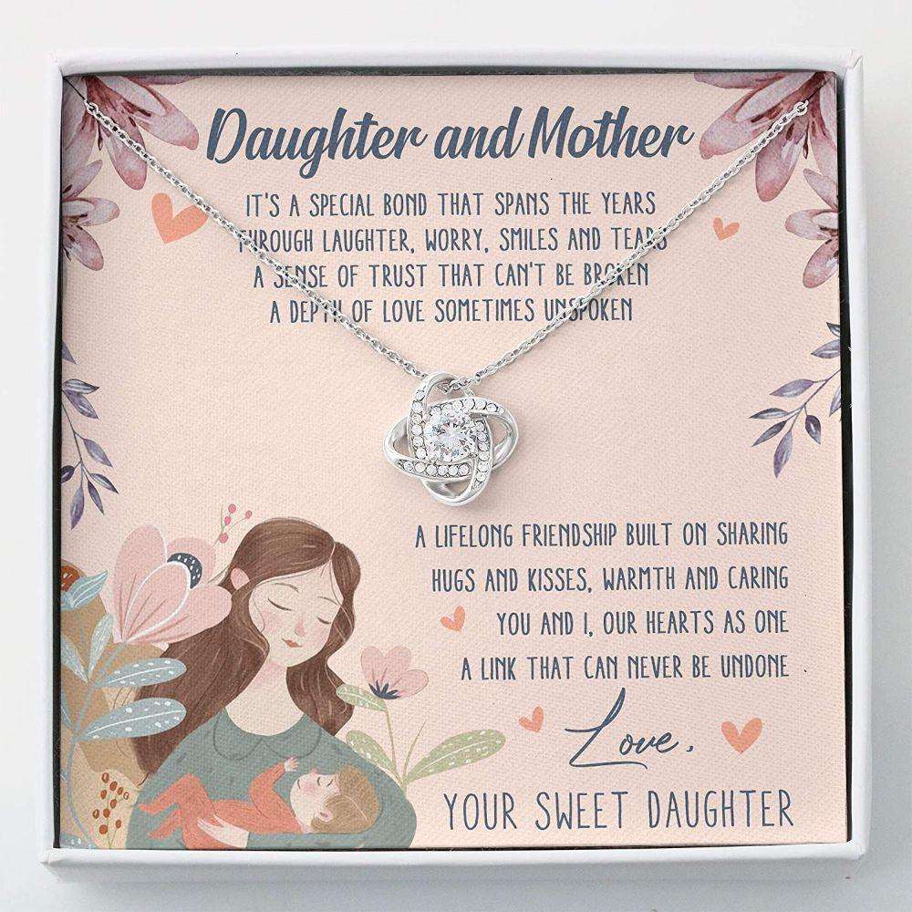 Mom Necklace, Daughter Necklace, Mother & Daughter Necklace “ Necklace With Gift Box Dughter's Day Rakva