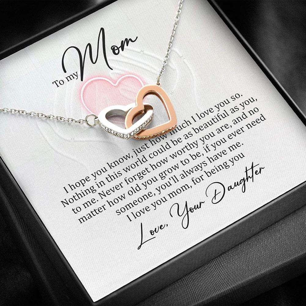 Mom Necklace “ Daughter To Mom Gift For Mothers Day- Necklace For Mom Gifts For Daughter Rakva