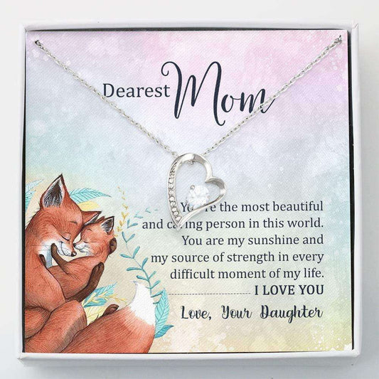 Mom Necklace “ Daughter To Mom Gift For Mothers Day Necklace Gifts For Daughter Rakva