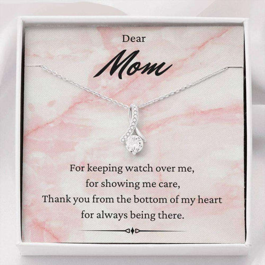 Mom Necklace, Dear Mom Necklace, Keeping Watch, Mother’S Day Gift For Mom From Daughter Son Gifts For Daughter Rakva