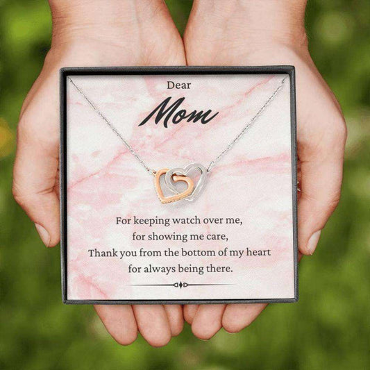 Mom Necklace, Dear Mom Necklace, Keeping Watch, Mother’S Day Gift For Mom From Daughter Son Gifts For Daughter Rakva