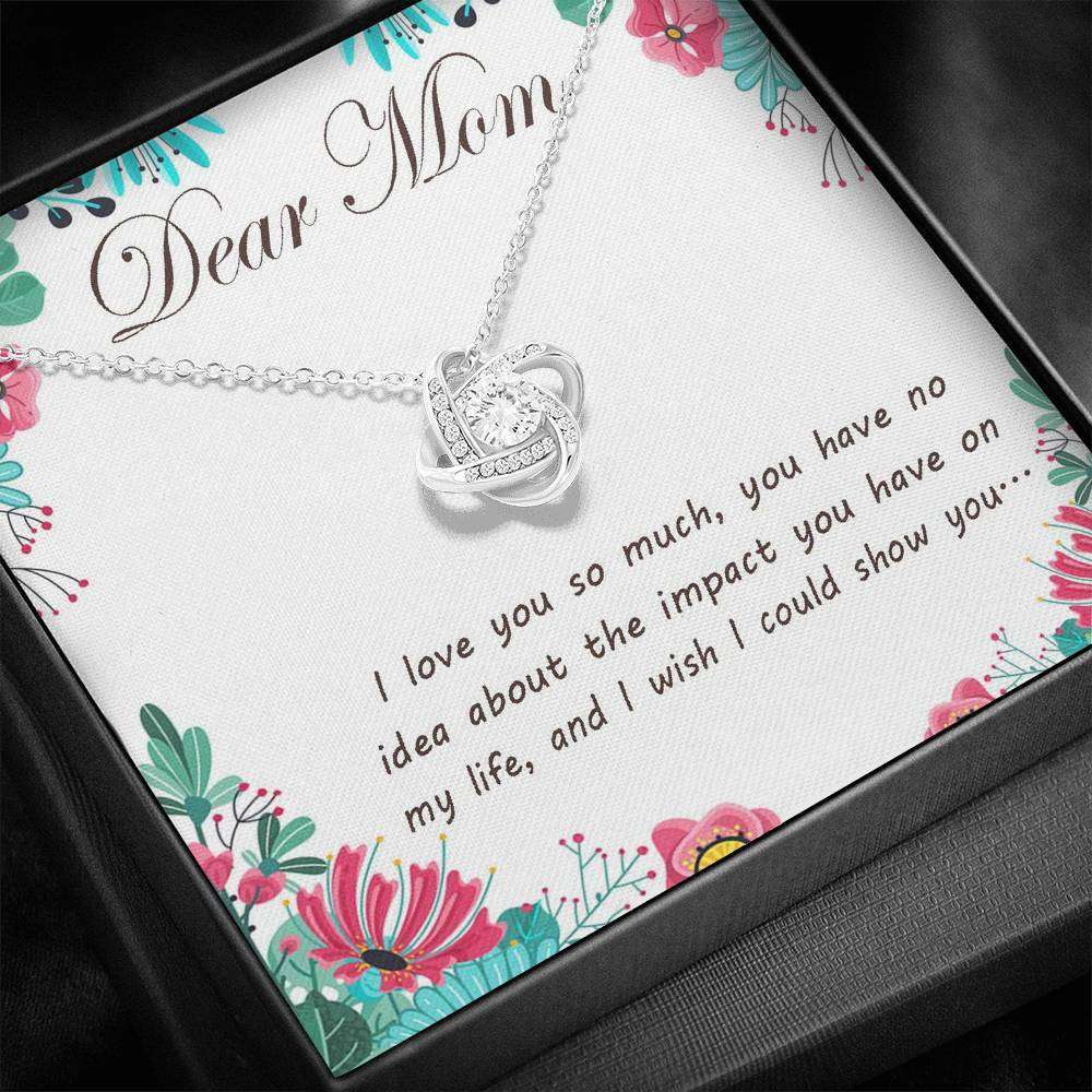 Mom Necklace, Dear Mom Necklace, Mother Necklace, Mom Gift, Mother Daughter Necklace Dughter's Day Rakva