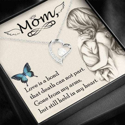 Mom Necklace, Death Can Not Part Forever Love Necklace Gifts For Mom Gifts for Mother (Mom) Rakva