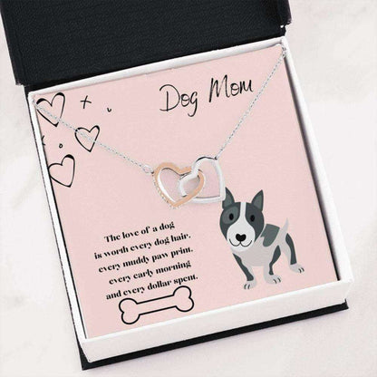 Mom Necklace, Dog Mommy Gift “ Necklace For Dog Mom “ Dog Mama Life “ Dog Mom Birthday Necklace “ Modernist Necklace Gifts for Mother (Mom) Rakva