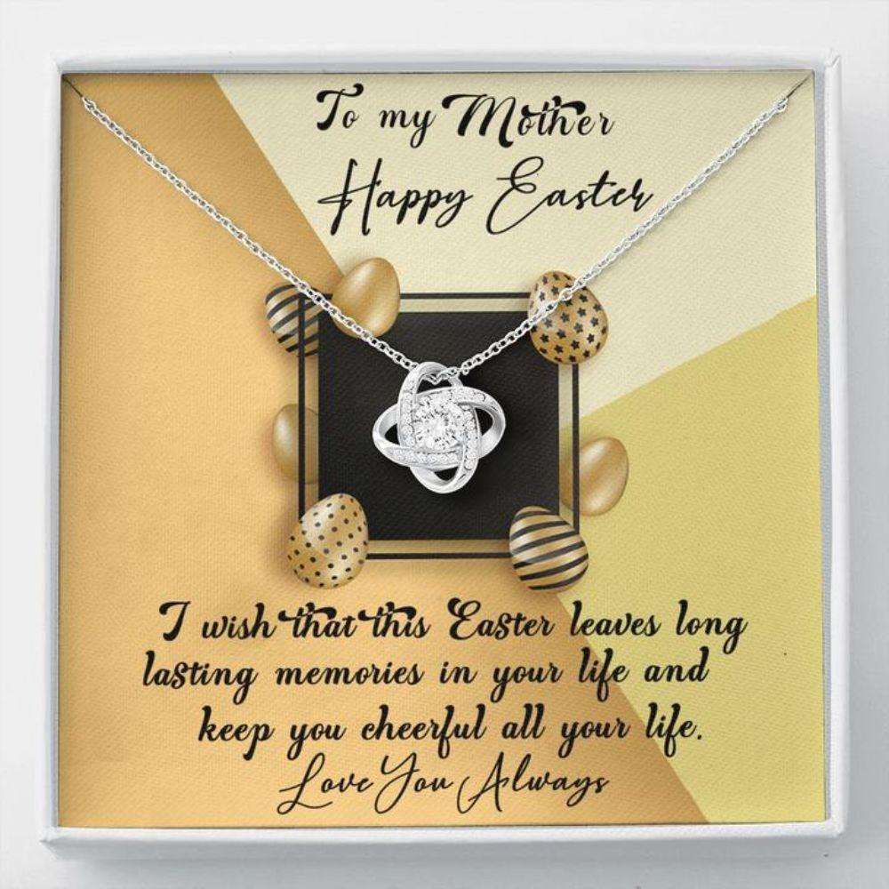 Mom Necklace, Easter Gift To Mom “ Easter Memories “ Gift Necklace Message Card Gifts for Mother (Mom) Rakva