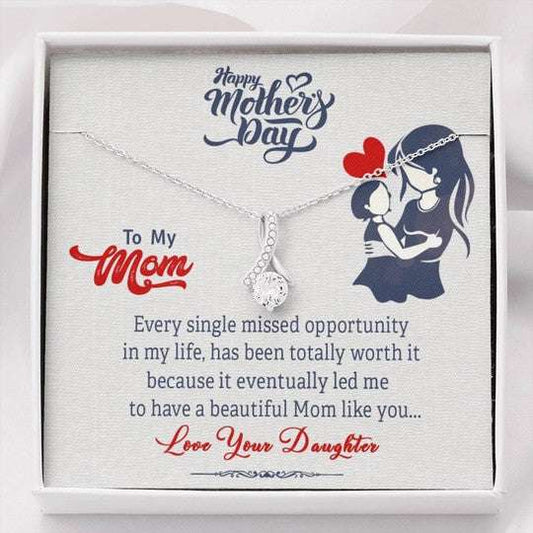 Mom Necklace, Every Single Missed Opportunity In My Life Gift For Mom Alluring Beauty Necklace Gifts for Mother (Mom) Rakva