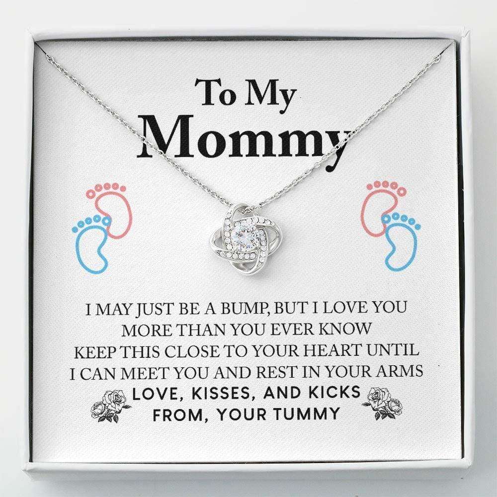 Mom Necklace, First Time Mom Pregnancy Gift “ New Mommy Necklace Gifts For Mom To Be (Future Mom) Rakva