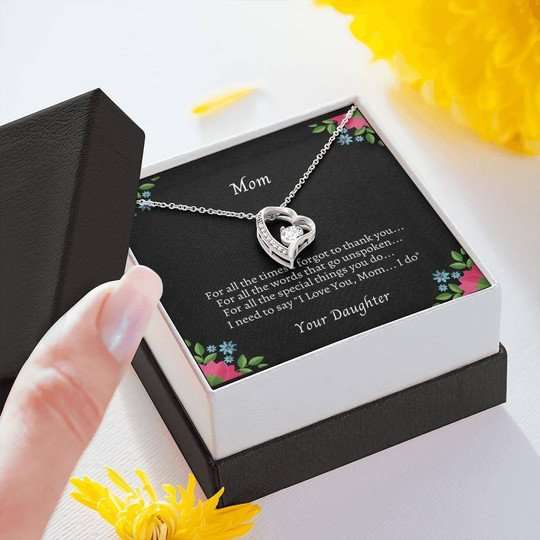 Mom Necklace, For All The Special Things You Do Forever Love Necklace Gift For Mom Gifts for Mother (Mom) Rakva