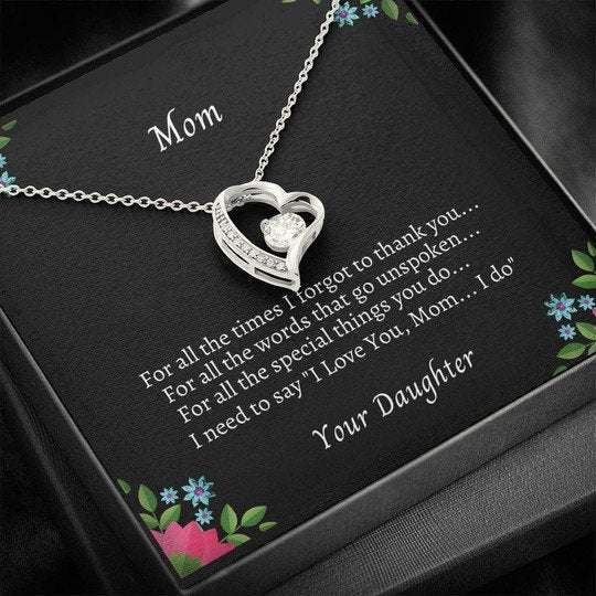 Mom Necklace, For All The Special Things You Do Forever Love Necklace Gift For Mom Gifts for Mother (Mom) Rakva