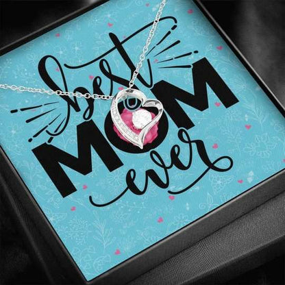 Mom Necklace, Forever Love Necklace Best Mom Ever Gift For Mom Gifts for Mother (Mom) Rakva