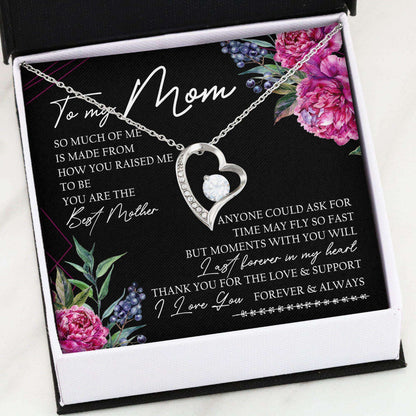 Mom Necklace, Forever Love “ To My Mom Mothers Day Necklace Gifts Gifts for Mother (Mom) Rakva