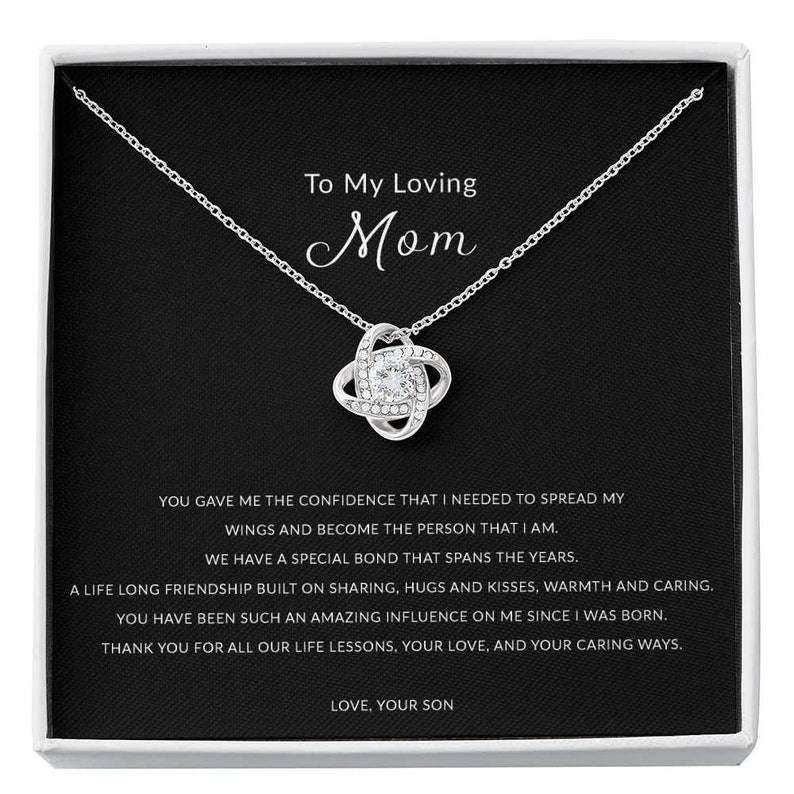 Mom Necklace From Son, Mom Gift From Son, Mom Son Gifts, Mom Son Jewelry, Gift For Mom From Son Gifts for Mother (Mom) Rakva