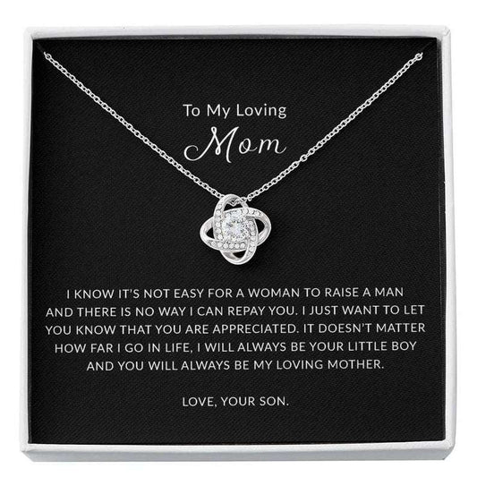 Mom Necklace From Son, Mom Gift From Son, Mom Son Gifts, Mom Son Jewelry, Gift For Mom From Son Gifts for Mother (Mom) Rakva