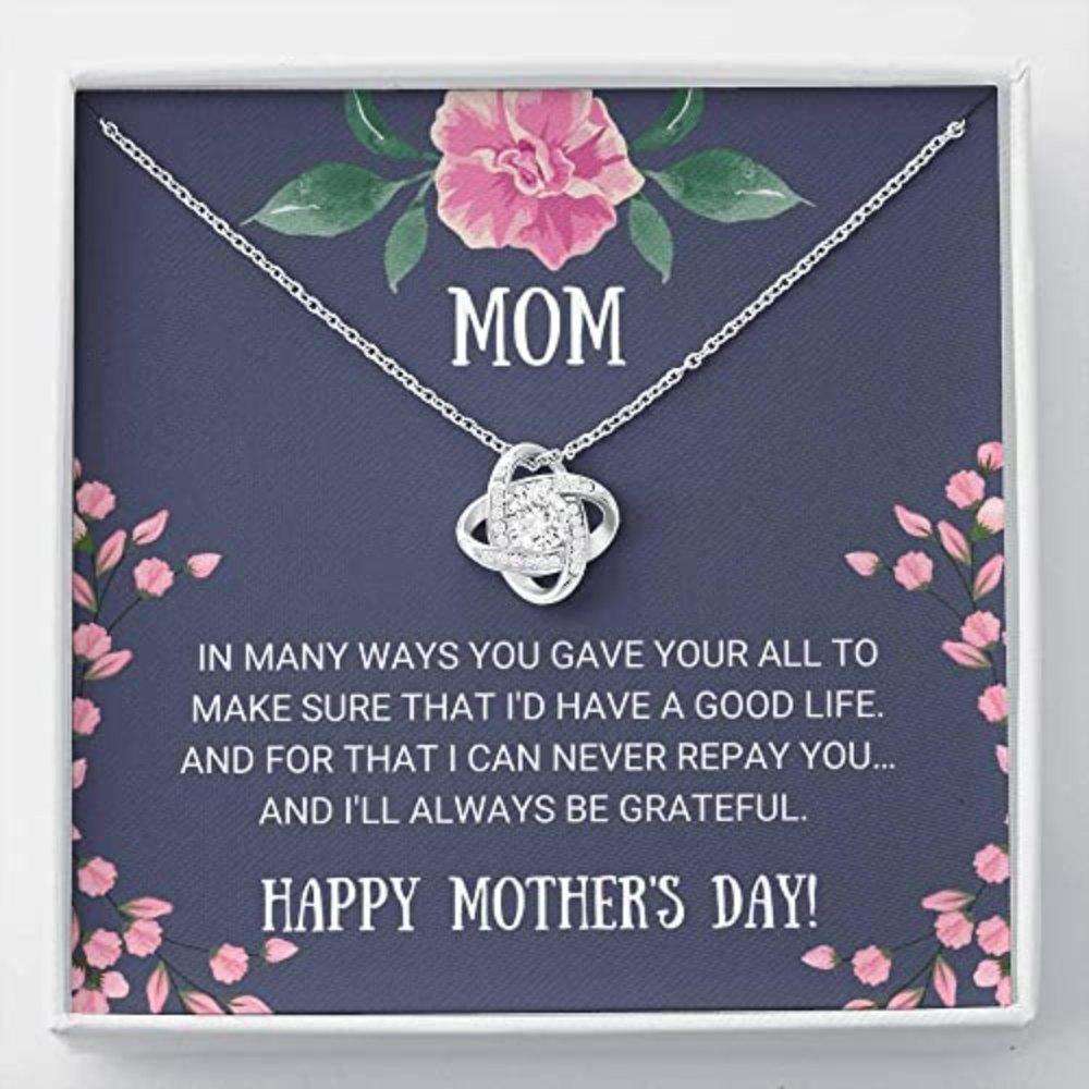 Mom Necklace Gift- Always Be Grateful “ Necklace Gift For Mother’S Day Gifts for Mother (Mom) Rakva