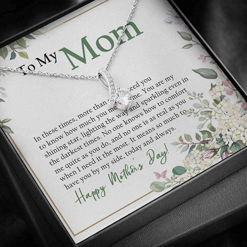 Mom Necklace “ Gift For Mom “ Alluring Beauty Necklace Gifts for Mother (Mom) Rakva