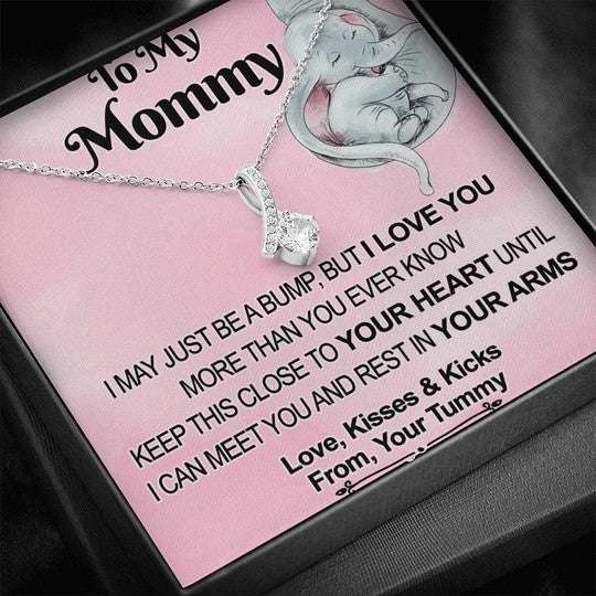 Mom Necklace, Gift For Mom Alluring Beauty Necklace I Can Meet You And Rest In Your Arms Gifts for Mother (Mom) Rakva