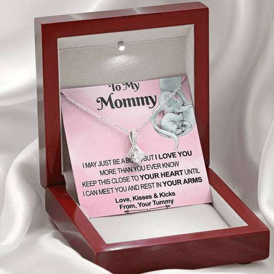 Mom Necklace, Gift For Mom Alluring Beauty Necklace I Can Meet You And Rest In Your Arms Gifts for Mother (Mom) Rakva