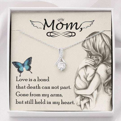 Mom Necklace, Gift For Mom Alluring Beauty Necklace Love Is A Bond Gifts for Mother (Mom) Rakva