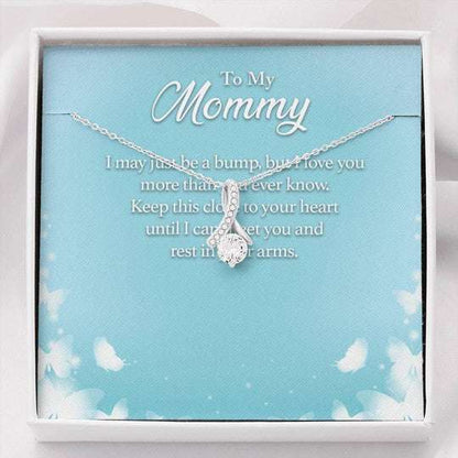 Mom Necklace, Gift For Mom Alluring Beauty Necklace Love You More Than I Ever Know Gifts for Mother (Mom) Rakva