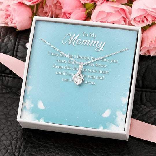 Mom Necklace, Gift For Mom Alluring Beauty Necklace Love You More Than I Ever Know Gifts for Mother (Mom) Rakva