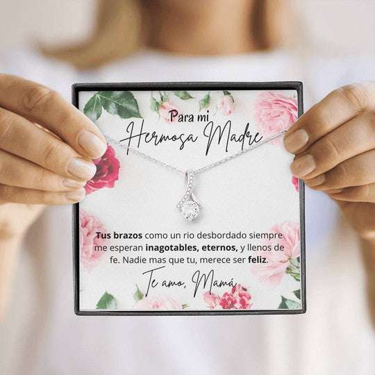 Mom Necklace, Gift For Mom Alluring Beauty Necklace Nadie Mas Que Tu Gifts for Mother (Mom) Rakva