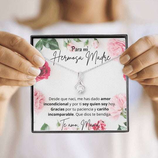 Mom Necklace, Gift For Mom Alluring Beauty Necklace Que Dios Te Bendiga Gifts for Mother (Mom) Rakva