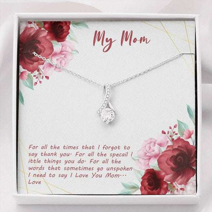 Mom Necklace, Gift For Mom Alluring Beauty Necklace Thank For All Special Things You Do Gifts for Mother (Mom) Rakva