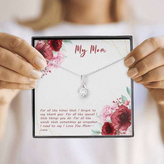 Mom Necklace, Gift For Mom Alluring Beauty Necklace Thank For All Special Things You Do Gifts for Mother (Mom) Rakva