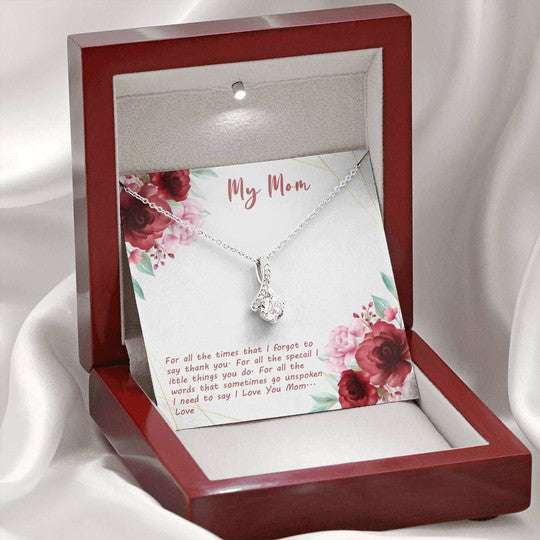 Mom Necklace, Gift For Mom Alluring Beauty Necklace Thank For All Special Things You Do Gifts for Mother (Mom) Rakva