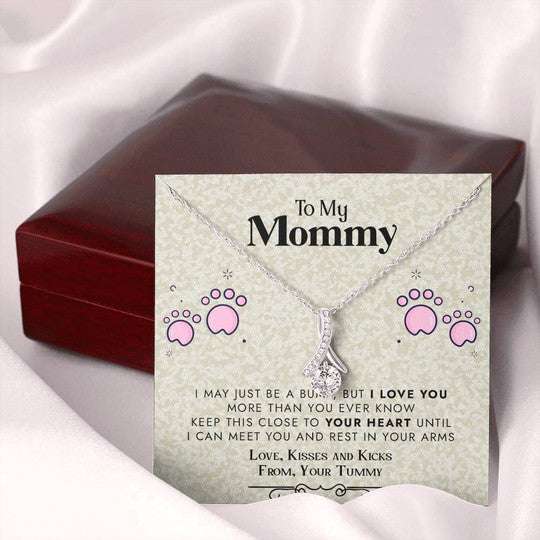 Mom Necklace, Gift For Mom Alluring Beauty Necklace Until I Can Meet You Gifts for Mother (Mom) Rakva