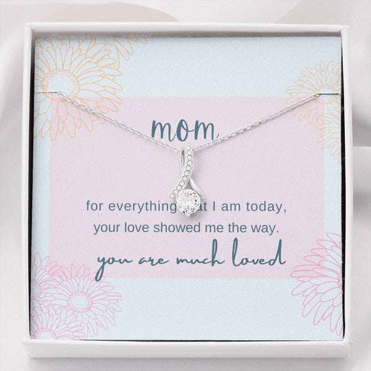 Mom Necklace, Gift For Mom Alluring Beauty Necklace You Are Much Loved Gifts for Mother (Mom) Rakva