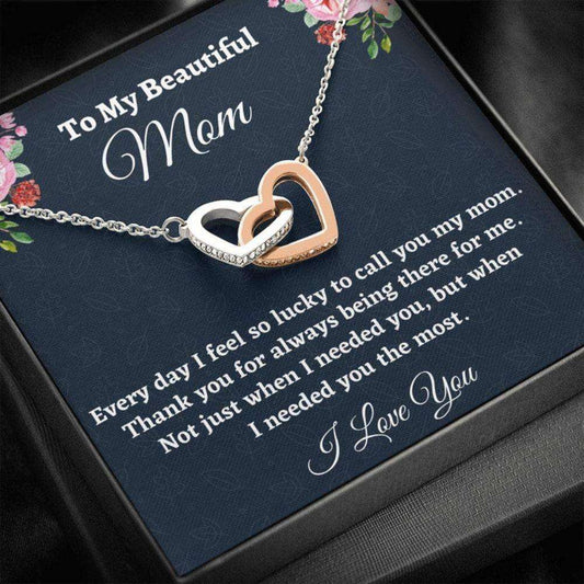 Mom Necklace, Gift For Mom, Birthday Gift For Mom, Present From Daughter To Mother Christmas Gifts For Daughter Rakva