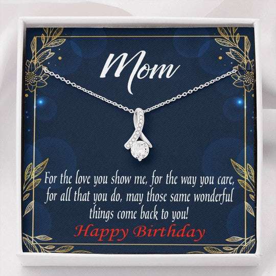 Mom Necklace, Gift For Mom For The Love You So Me Alluring Beauty Necklace Gifts for Mother (Mom) Rakva