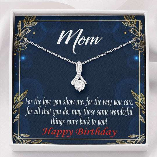 Mom Necklace, Gift For Mom For The Love You So Me Alluring Beauty Necklace Gifts for Mother (Mom) Rakva