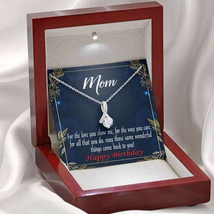 Mom Necklace, Gift For Mom For The Love You So Me Alluring Beauty Necklace Gifts for Mother (Mom) Rakva