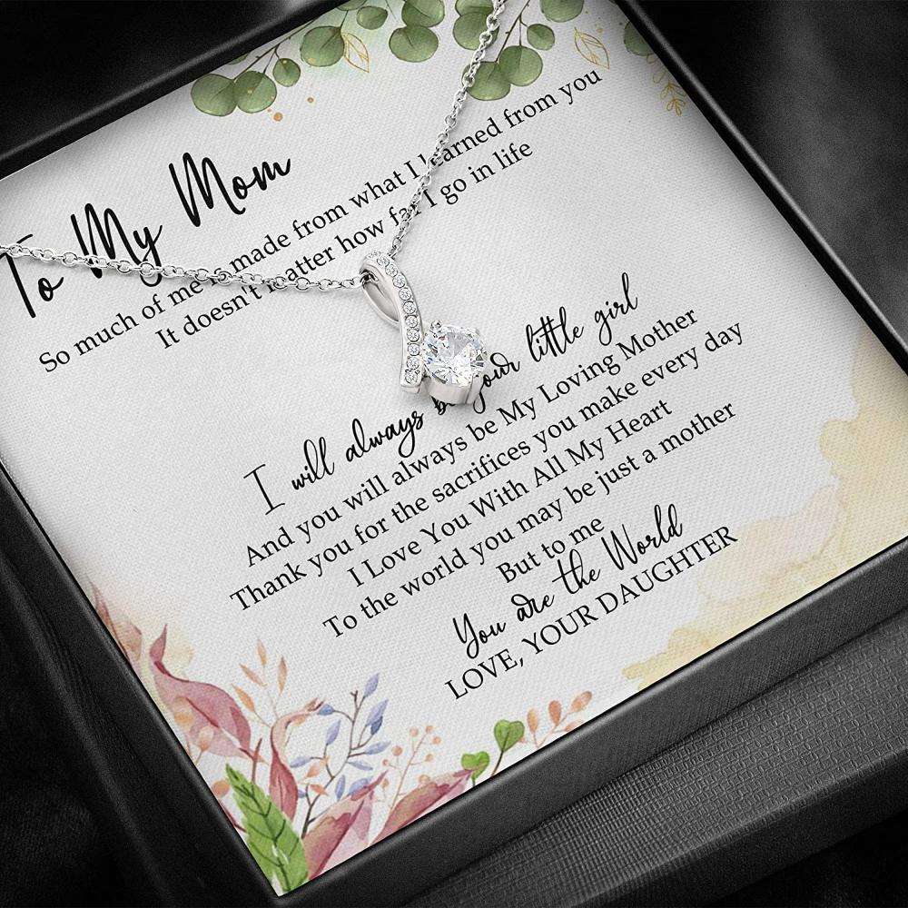 Mom Necklace, Gift For Mom From Daughter “ For Mom Necklace With Gift Box Gifts For Daughter Rakva