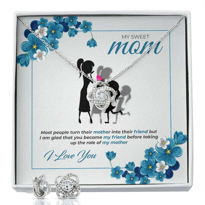 Mom Necklace, Gift For Mom From Daughter My Sweet Mom Necklace Gifts For Daughter Rakva