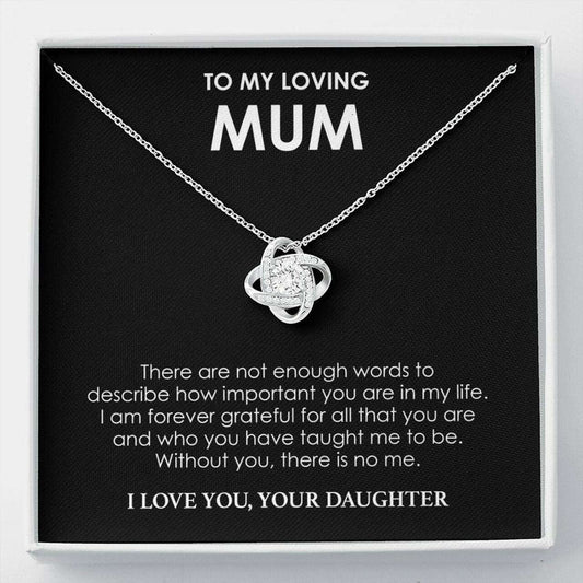 Mom Necklace, Gift For Mom From Daughter To My Loving Mum Necklace Gifts For Daughter Rakva