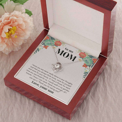 Mom Necklace, Gift For Mom From Son To My Mom Necklace Thank You For Being You Gifts for Mother (Mom) Rakva