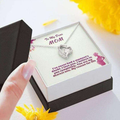 Mom Necklace, Gift For Mom I Belive In You Completely Forever Love Necklace Gifts for Mother (Mom) Rakva