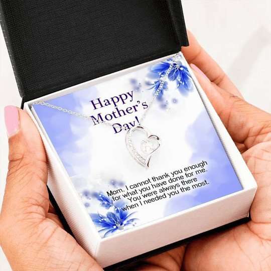 Mom Necklace, Gift For Mom I Needed You The Most Forever Love Necklace Gifts for Mother (Mom) Rakva