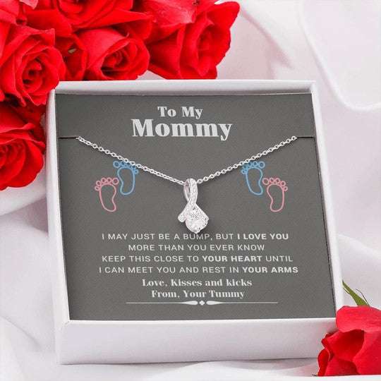 Mom Necklace, Gift For Mom Keep This Close To Your Heart Alluring Beauty Necklace Gifts for Mother (Mom) Rakva